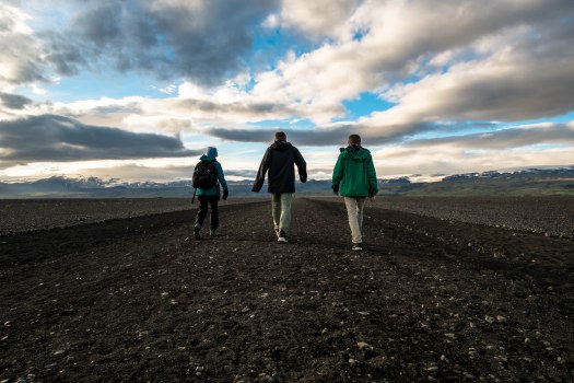 Iceland post plane walk away